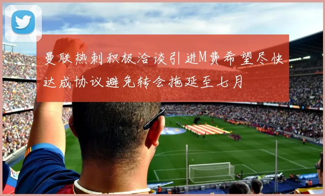 曼联热刺积极洽谈引进M费希望尽快达成协议避免转会拖延至七月